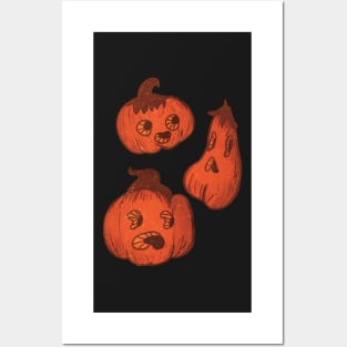 screaming pumpkins Posters and Art